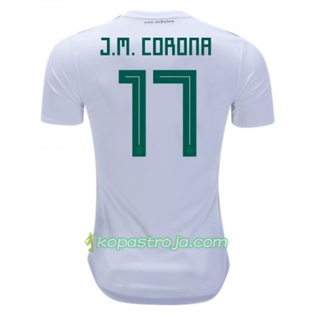 Billiga Fotbollströjor Mexiko J.M.Corona 17 VM 2018 Borta tröja